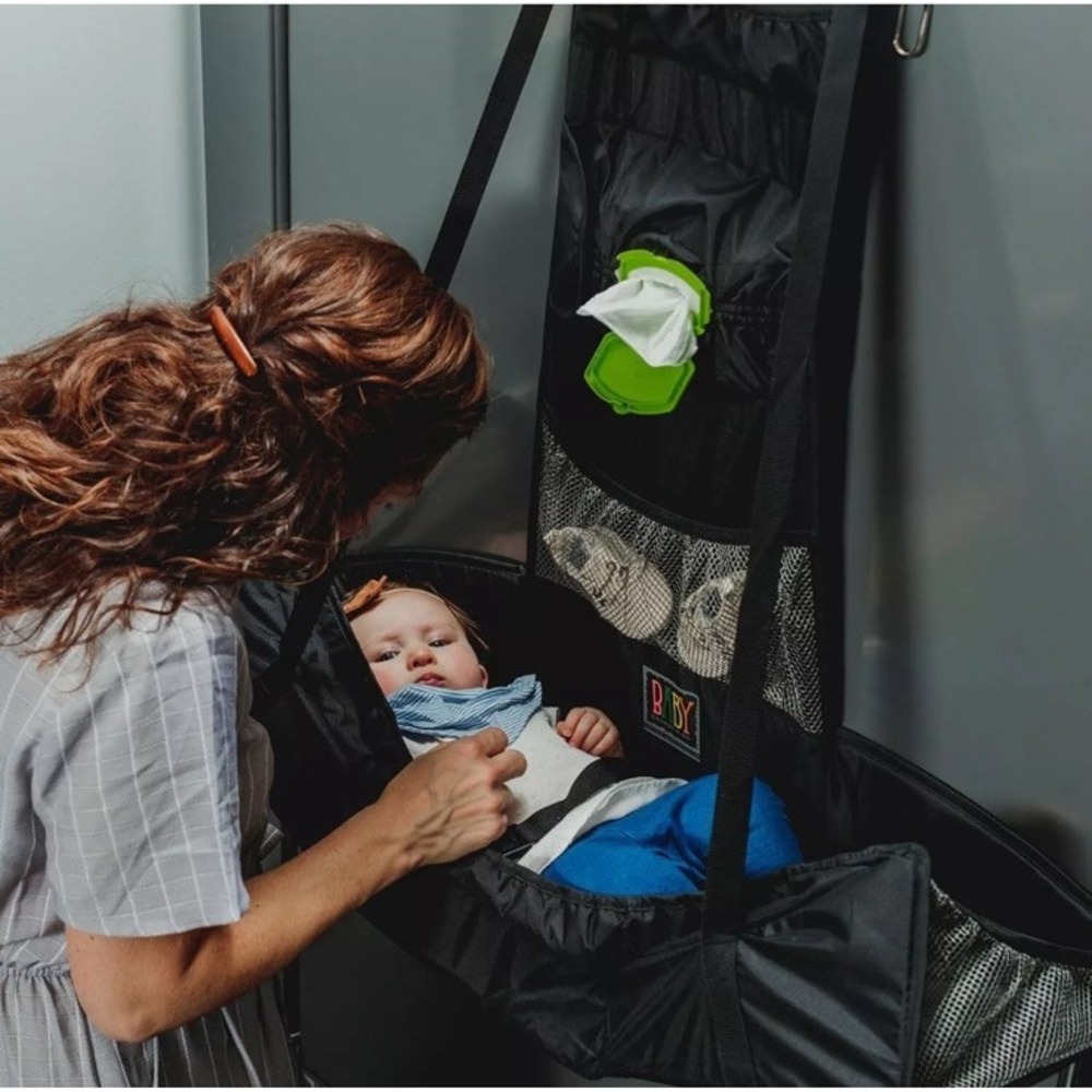 Baby Change-N-Go: Portable Travel Diaper Changing Station Center - Black NEW - Picture 5 of 12